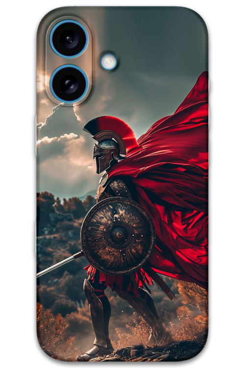İphone 16 Uyumlu Retro Desenli Telefon Kılıfı + Ekran Koruyucu - 5834