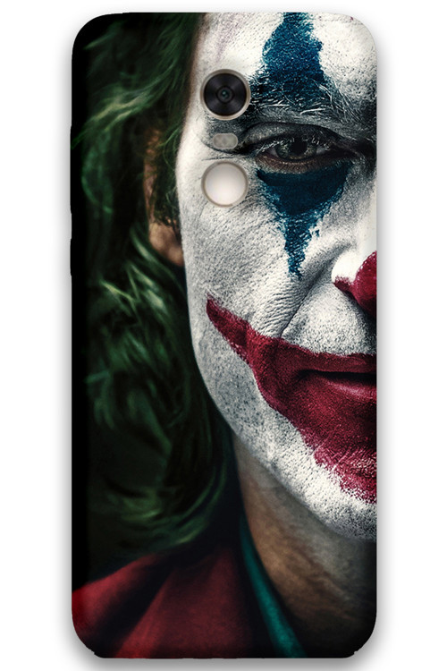 Xiaomi Redmi 5 Plus Uyumlu Joker Desenli Telefon Kılıfı + Ekran Koruyucu - 5827