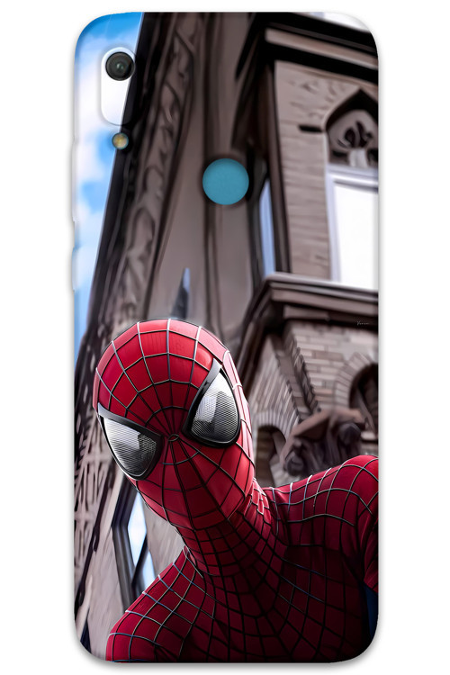 Huawei Y6S Uyumlu Spiderman Desenli Telefon Kılıfı + Ekran Koruyucu - 5936