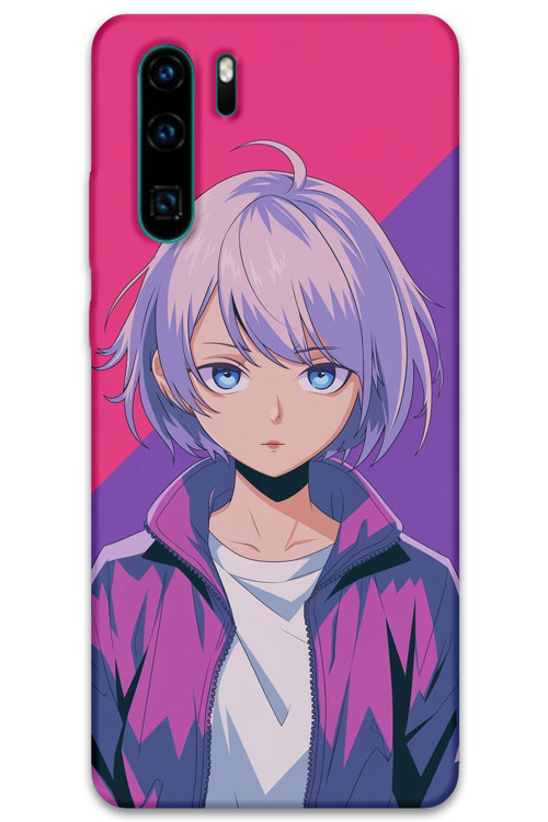 Huawei P30 Pro Uyumlu Anime Desenli Telefon Kılıfı + Ekran Koruyucu - 5742