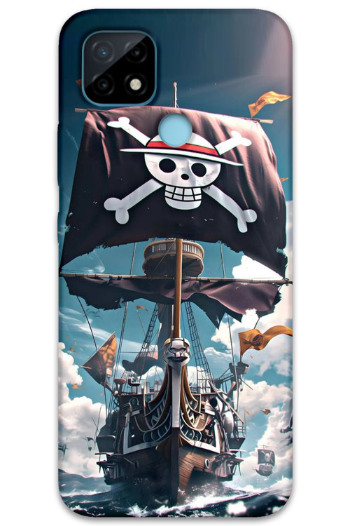Realme C21 Uyumlu Anime Desenli Telefon Kılıfı + Ekran Koruyucu - 5752