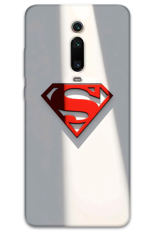 Xiaomi Mi 9T Uyumlu Superman Desenli Telefon Kılıfı + Ekran Koruyucu - 5928