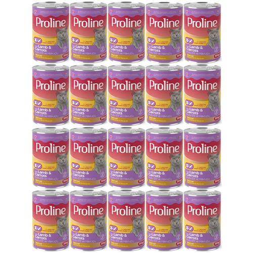 Kuzu Etli ve Havuçlu Pate Et Parçalı Kedi Konservesi 395 Gr*20 Adet