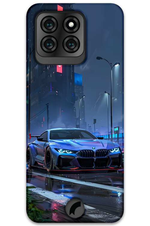 Reeder S71 Uyumlu Araba Desenli Telefon Kılıfı + Ekran Koruyucu - 5767