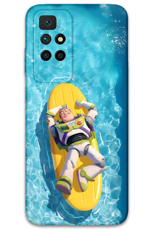 Xiaomi Redmi 10 Uyumlu Toy Story Desenli Telefon Kılıfı + Ekran Koruyucu - 5945