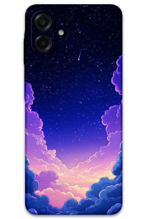 Galaxy A07 Uyumlu Uzay Desenli Telefon Kılıfı + Ekran Koruyucu - 5867