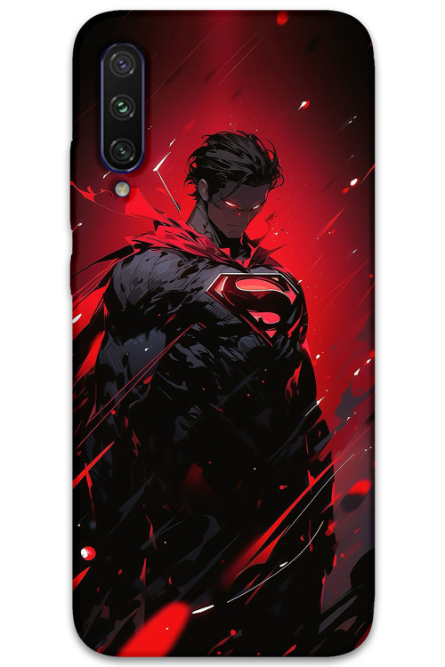 Xiaomi Mi A3 Uyumlu Superman Desenli Telefon Kılıfı + Ekran Koruyucu - 5929