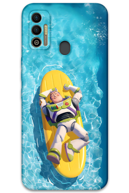 Tecno Spark 7T Uyumlu Toy Story Desenli Telefon Kılıfı + Ekran Koruyucu - 5945