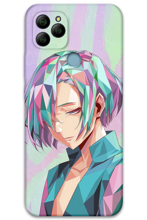 Gm 21 Uyumlu Anime Desenli Telefon Kılıfı + Ekran Koruyucu - 5743