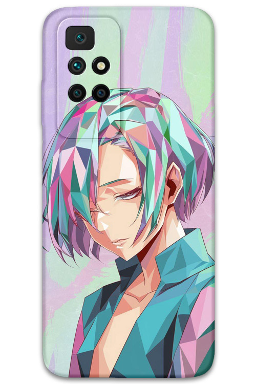 Xiaomi Redmi 10 Uyumlu Anime Desenli Telefon Kılıfı + Ekran Koruyucu - 5743