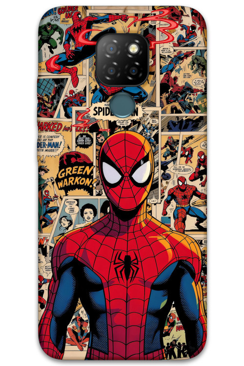 Gm 20 Uyumlu Spiderman Desenli Telefon Kılıfı + Ekran Koruyucu - 5934