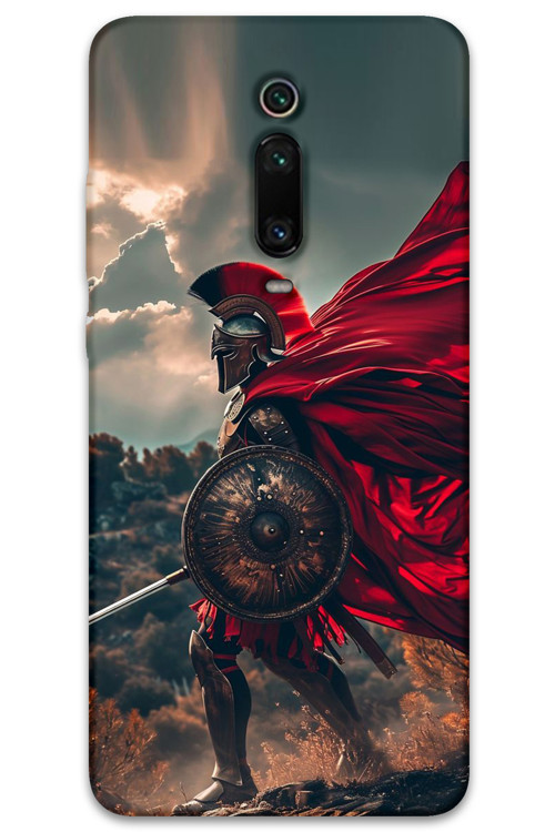 Xiaomi Mi 9T Uyumlu Retro Desenli Telefon Kılıfı + Ekran Koruyucu - 5834