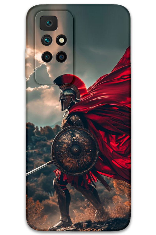 Xiaomi Redmi 10 Uyumlu Retro Desenli Telefon Kılıfı + Ekran Koruyucu - 5834
