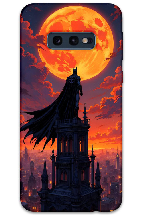 Galaxy S10E Uyumlu Batman Desenli Telefon Kılıfı + Ekran Koruyucu - 5829
