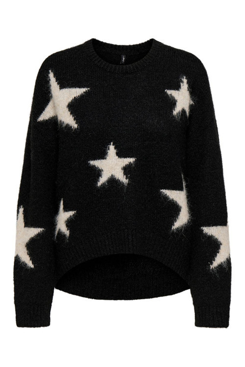 ONLAZU LS STAR O-NECK KNT
