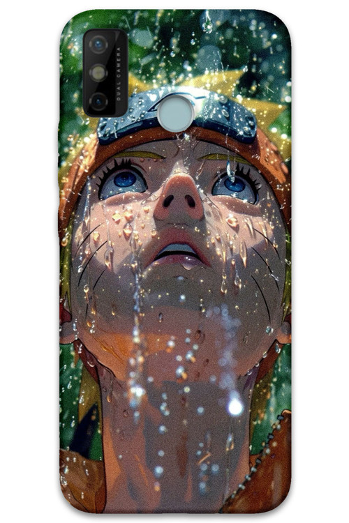 Tecno Spark 6 Go Uyumlu Anime Desenli Telefon Kılıfı + Ekran Koruyucu - 5750