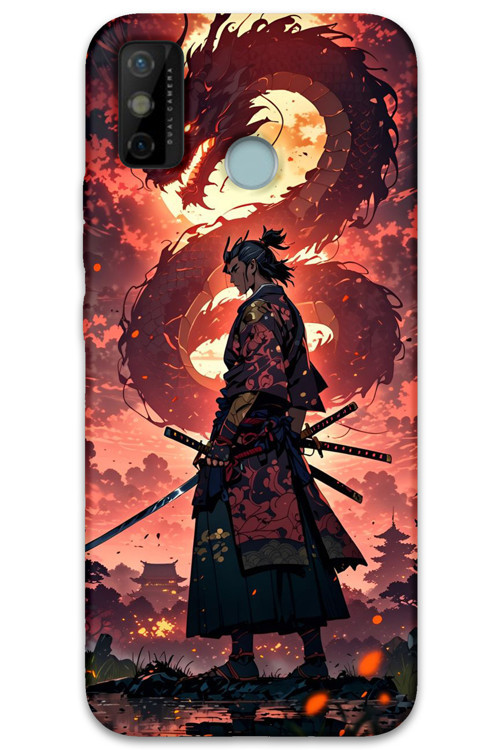 Tecno Spark 6 Go Uyumlu Anime Desenli Telefon Kılıfı + Ekran Koruyucu - 5751
