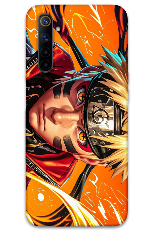 Realme 6 Uyumlu Anime Desenli Telefon Kılıfı + Ekran Koruyucu - 5911