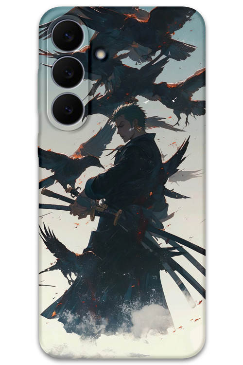 Galaxy S25 Fe Uyumlu Anime Desenli Telefon Kılıfı + Ekran Koruyucu - 5892