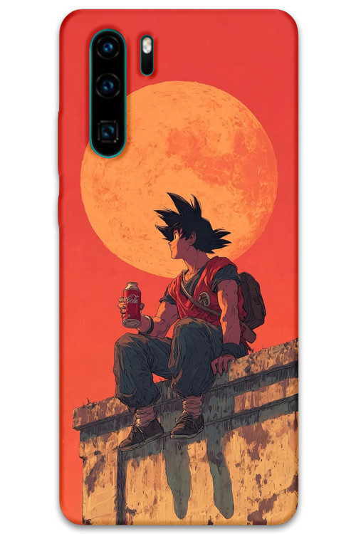 Huawei P30 Pro Uyumlu Anime Desenli Telefon Kılıfı + Ekran Koruyucu - 5900
