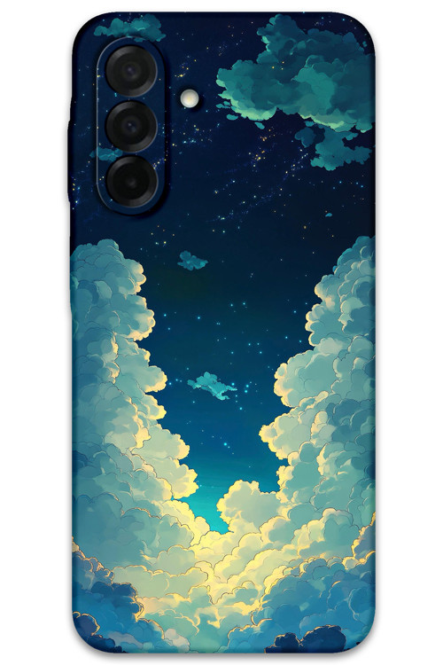 Galaxy A17 Uyumlu Uzay Desenli Telefon Kılıfı + Ekran Koruyucu - 5868