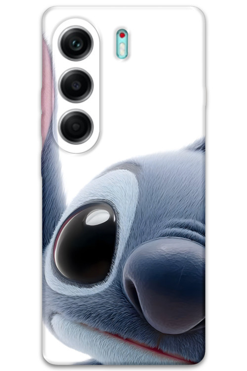 Tecno Camon 40 4G Uyumlu Stitch Desenli Telefon Kılıfı + Ekran Koruyucu - 5946