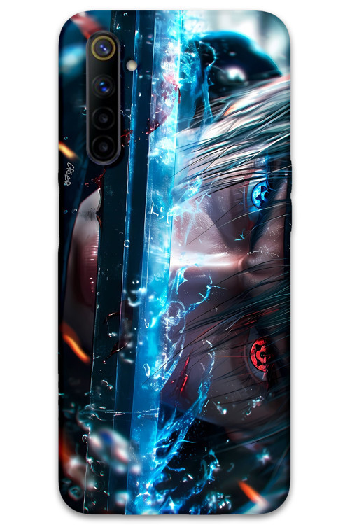 Realme 6 Uyumlu Anime Desenli Telefon Kılıfı + Ekran Koruyucu - 5918