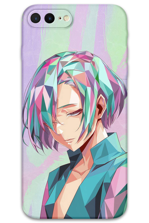 İphone 7 Plus Uyumlu Anime Desenli Telefon Kılıfı + Ekran Koruyucu - 5743