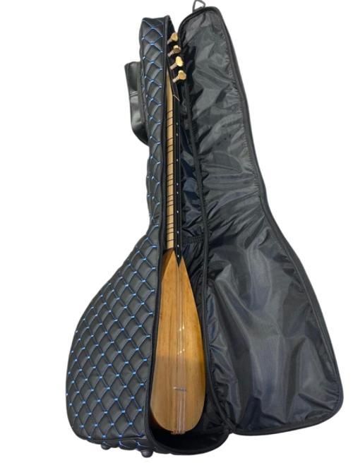 Saz Kılıfı Bağlama Kılıfı Korumalı Kalın Kılıf Uzun Sap Bağlama Kılıfı