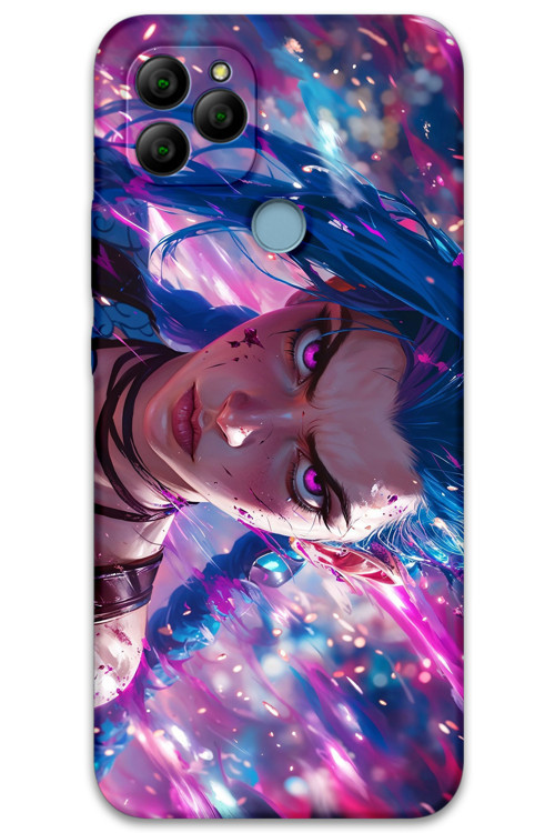 Gm 21 Uyumlu Anime Desenli Telefon Kılıfı + Ekran Koruyucu - 5912