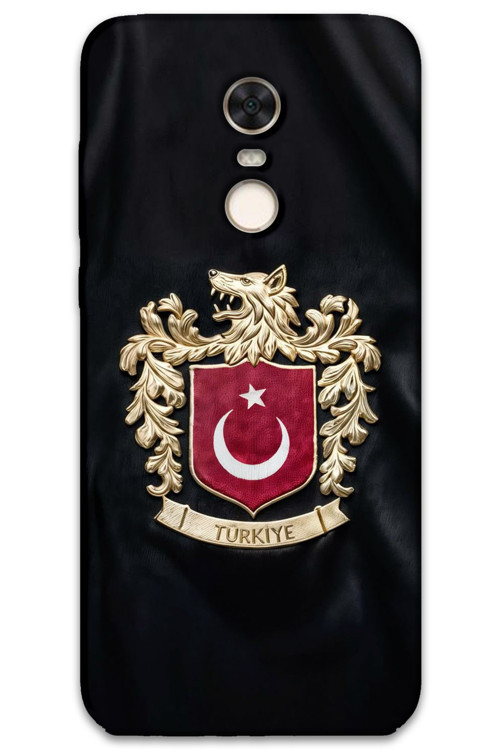 Xiaomi Redmi 5 Plus Uyumlu Türk Desenli Telefon Kılıfı + Ekran Koruyucu - 5855