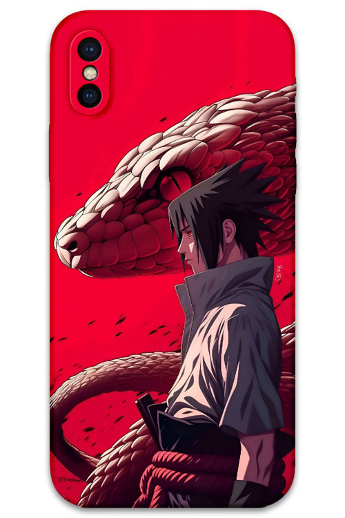 İphone X Uyumlu Anime Desenli Telefon Kılıfı + Ekran Koruyucu - 5746