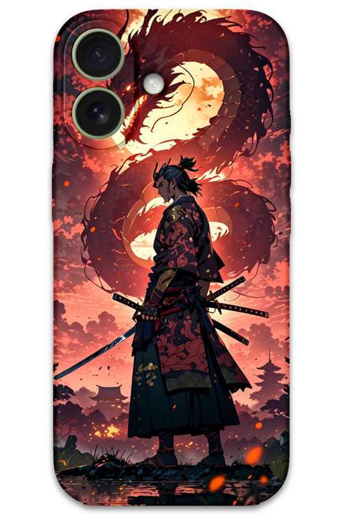 İphone 16 Plus Uyumlu Anime Desenli Telefon Kılıfı + Ekran Koruyucu - 5751