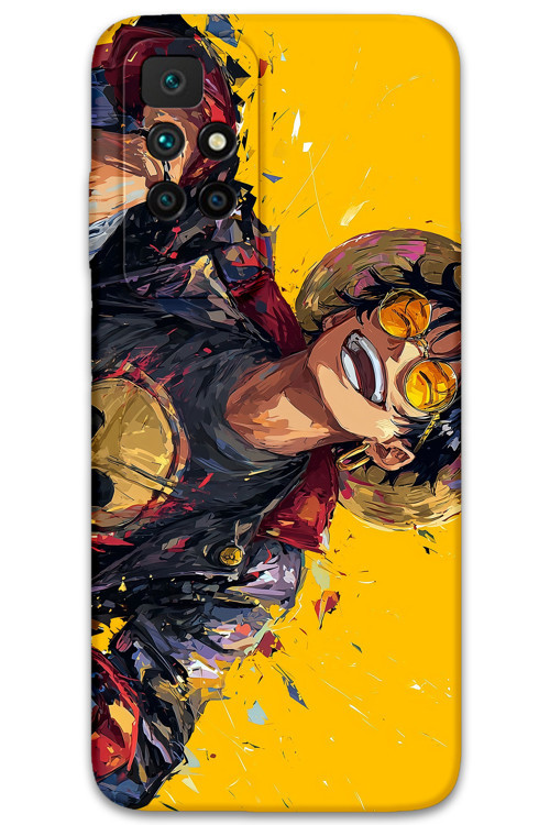 Xiaomi Redmi 10 Uyumlu Anime Desenli Telefon Kılıfı + Ekran Koruyucu - 5916