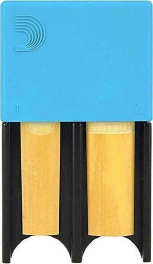 D\'Addario Sib Klarnet  Soprano ve Alto Saksafon Kamışı Kutusu - Mavi