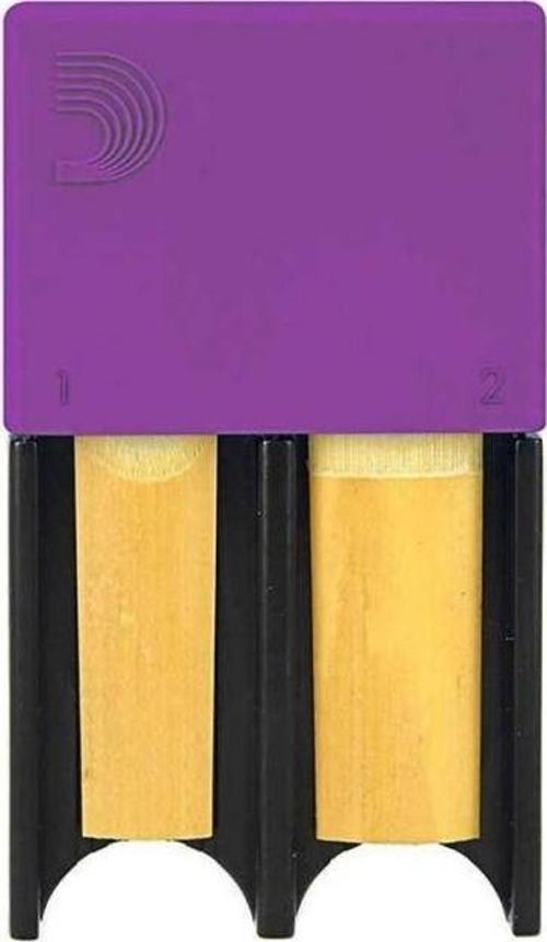 D\'Addario Sib Klarnet  Soprano ve Alto Saksafon Kamışı Kutusu - Mor