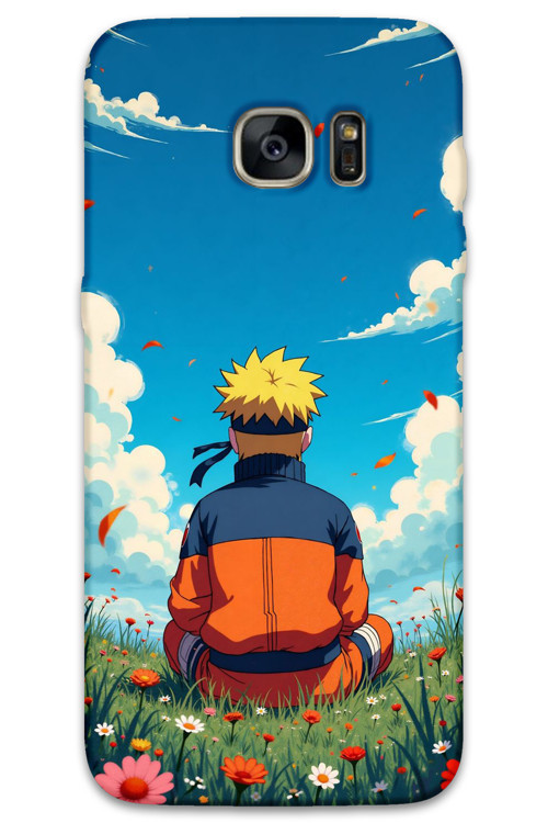 Galaxy S7 Edge Uyumlu Anime Desenli Telefon Kılıfı + Ekran Koruyucu - 5747
