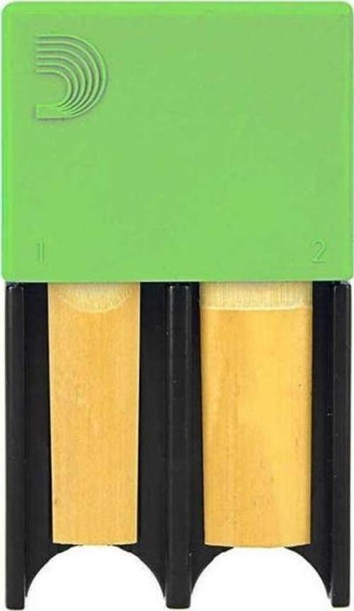 D\'Addario Sib Klarnet  Soprano ve Alto Saksafon Kamışı Kutusu- Yeşil