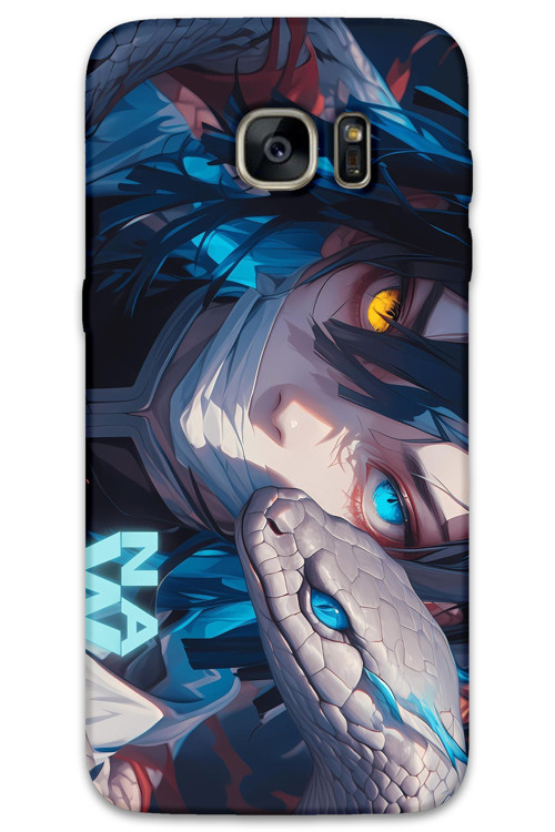 Galaxy S7 Edge Uyumlu Anime Desenli Telefon Kılıfı + Ekran Koruyucu - 5748