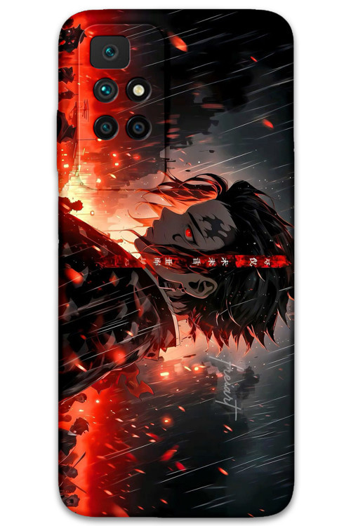Xiaomi Redmi 10 Uyumlu Anime Desenli Telefon Kılıfı + Ekran Koruyucu - 5922
