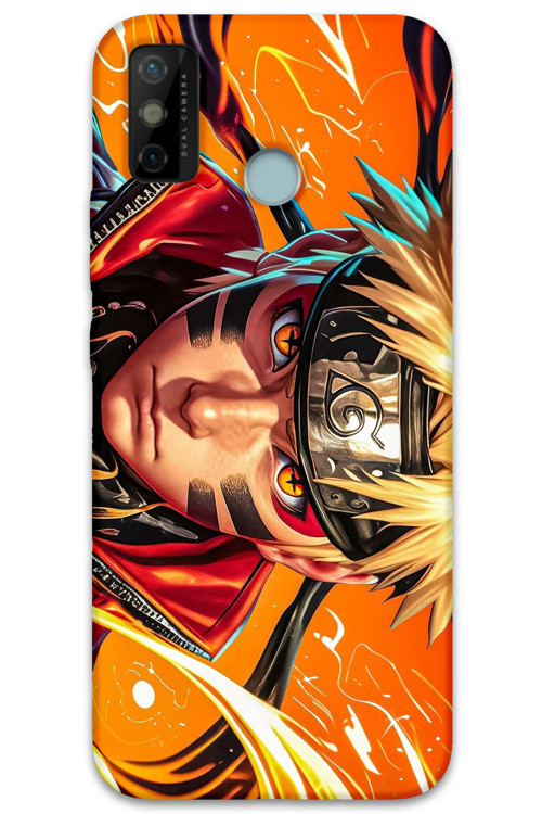 Tecno Spark 6 Go Uyumlu Anime Desenli Telefon Kılıfı + Ekran Koruyucu - 5911
