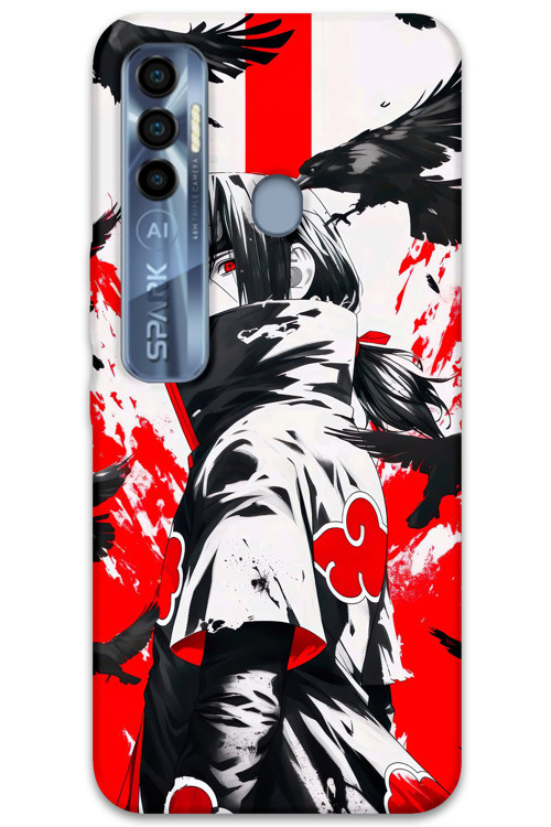 Tecno Spark 7 Pro Uyumlu Anime Desenli Telefon Kılıfı + Ekran Koruyucu - 5881