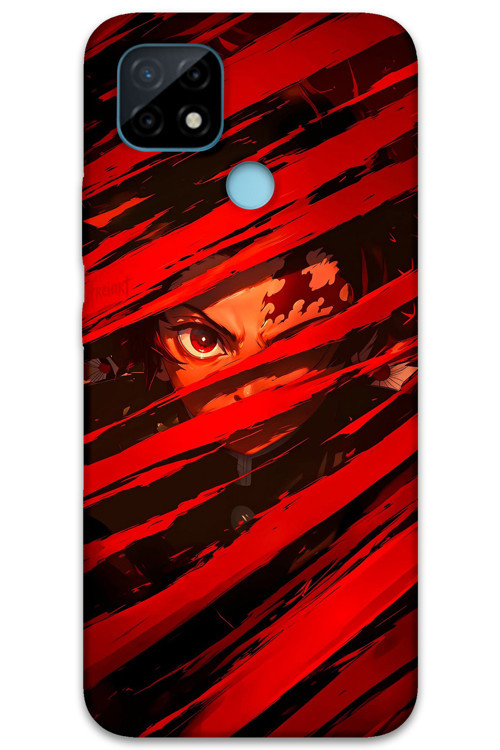 Realme C25 Uyumlu Anime Desenli Telefon Kılıfı + Ekran Koruyucu - 5897