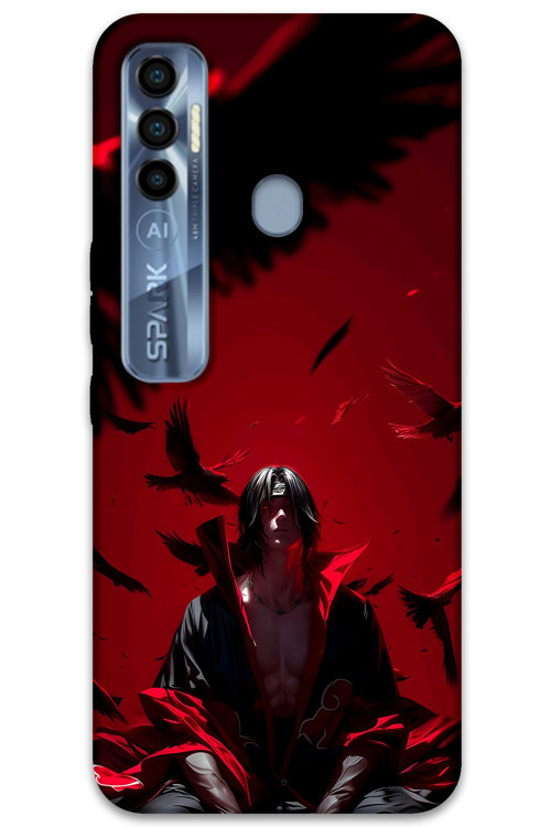 Tecno Spark 7 Pro Uyumlu Anime Desenli Telefon Kılıfı + Ekran Koruyucu - 5877