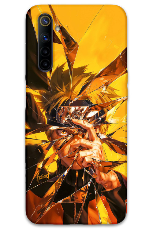 Realme 6 Uyumlu Anime Desenli Telefon Kılıfı + Ekran Koruyucu - 5873