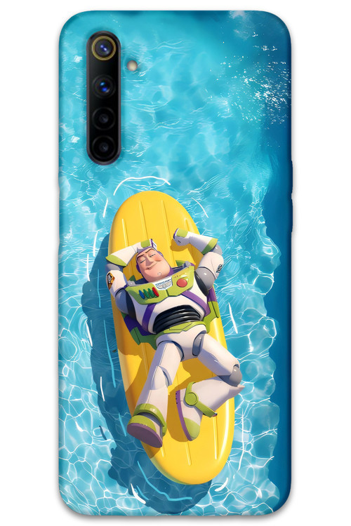 Realme 6 Uyumlu Toy Story Desenli Telefon Kılıfı + Ekran Koruyucu - 5945