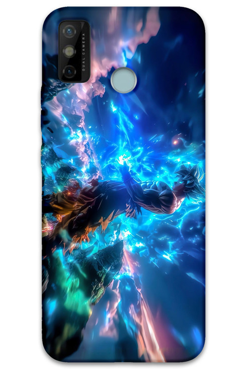 Tecno Spark 6 Go Uyumlu Anime Desenli Telefon Kılıfı + Ekran Koruyucu - 5917