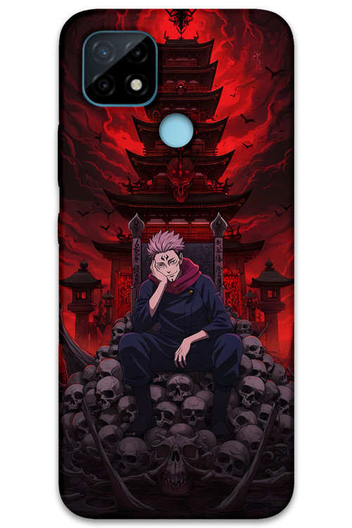 Realme C25 Uyumlu Anime Desenli Telefon Kılıfı + Ekran Koruyucu - 5903
