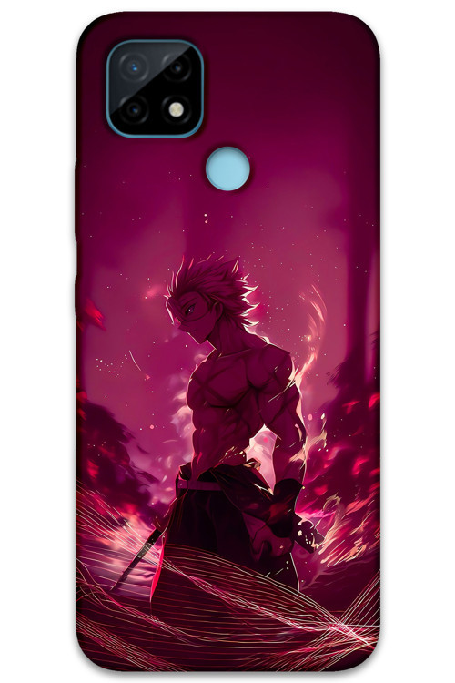 Realme C25 Uyumlu Anime Desenli Telefon Kılıfı + Ekran Koruyucu - 5905