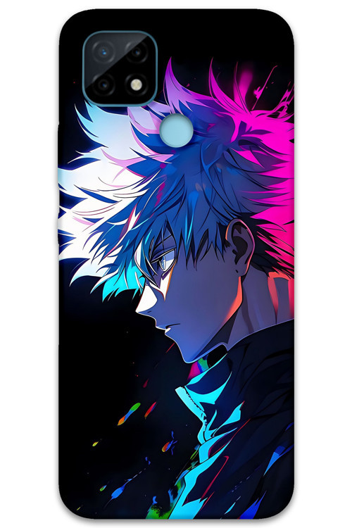Realme C25 Uyumlu Anime Desenli Telefon Kılıfı + Ekran Koruyucu - 5906